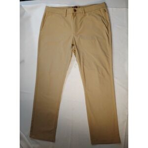 UNTUCKit Mens Straight Fit Chino Pants Tan Khaki Classic Casual Trousers 36x30